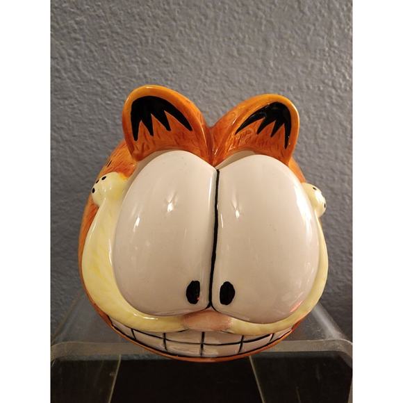 Garfield Big Smile Paws Coffee Mug Googly Eyes 14 Oz. Westland Giftware - Picture 2 of 5